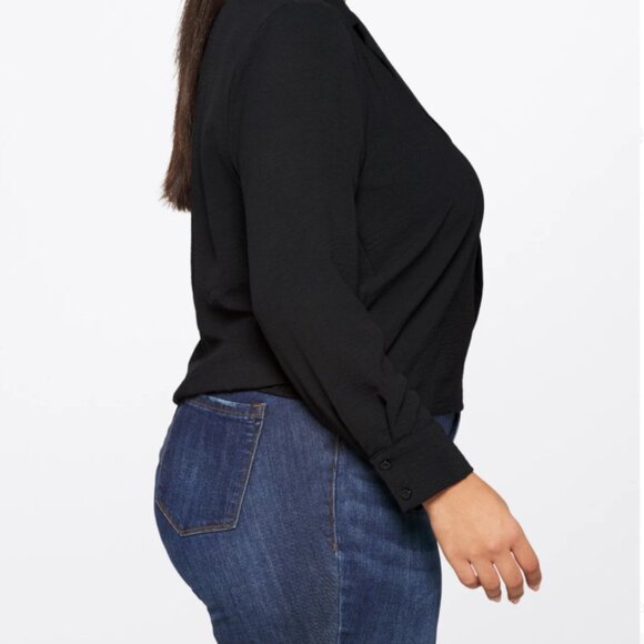 Collared Surplice blouse - Picture 4 of 5